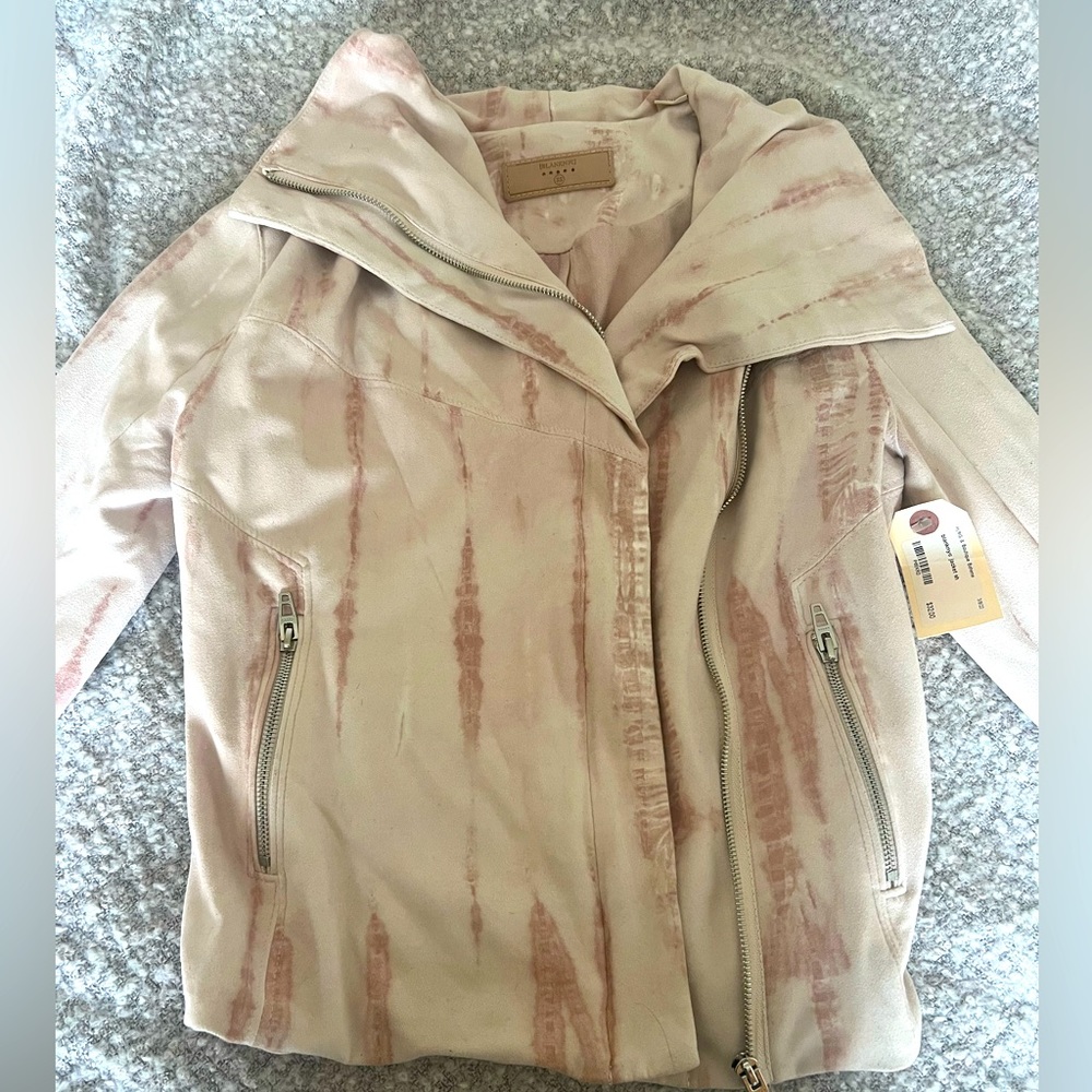 Faux Suede Moto jacket